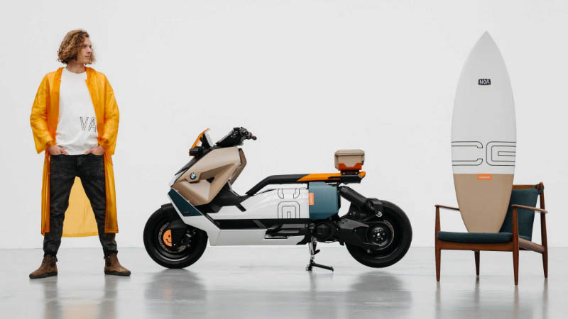 BMW Motorrad presenta el BMW CE 04 Vagabund Moto Concept