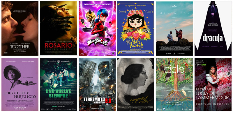 Estrenos en Colombia agosto 14 del 2025