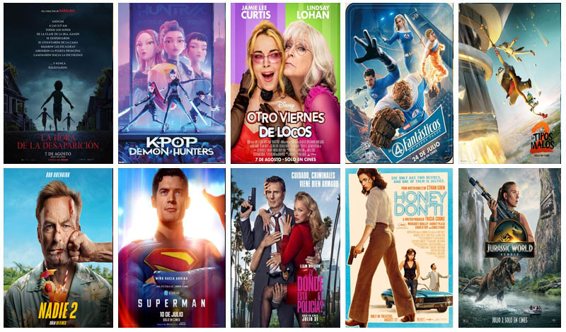 Películas Más Taquilleras De La Semana Del 22 Al 28 De Agosto De 2025 En USA