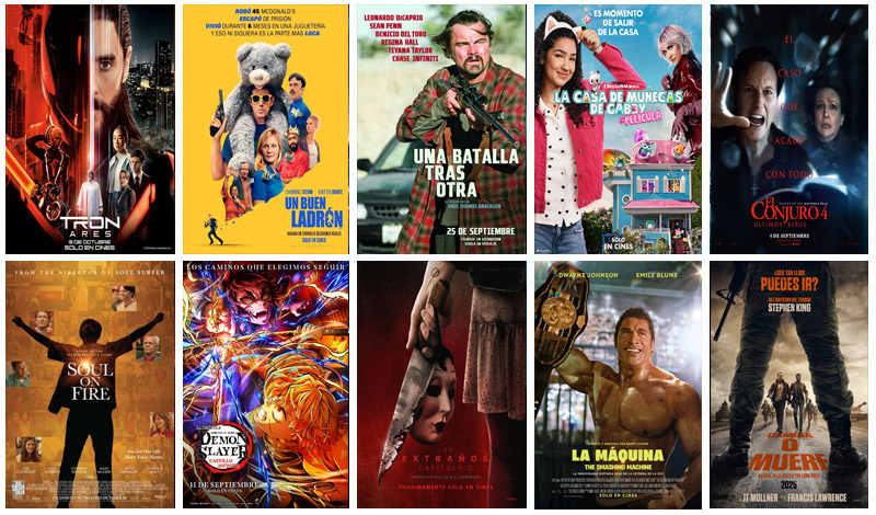 Películas Más Taquilleras De La Semana Del 10 Al 16 De Octubre De 2025 En USA