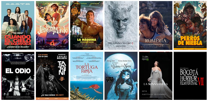 Estrenos en Colombia octubre 16 del 2025