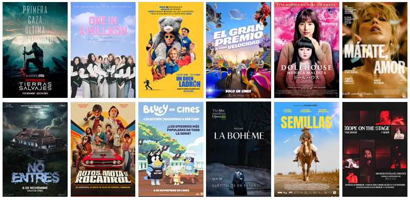 Estrenos en Colombia noviembre 6 del 2025
