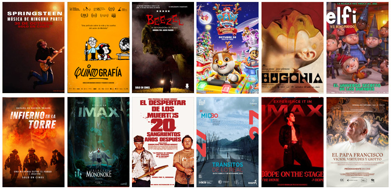 Estrenos en Colombia octubre 30 del 2025