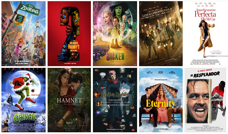 Películas Más Taquilleras De La Semana Del 12 Al 18 De Diciembre De 2025 En USA