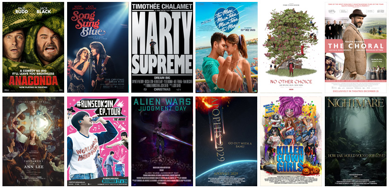 Estrenos en USA diciembre 25 2025