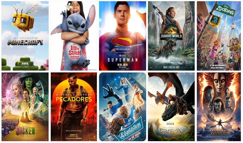 Películas Más Taquilleras Durante El 2025 En USA