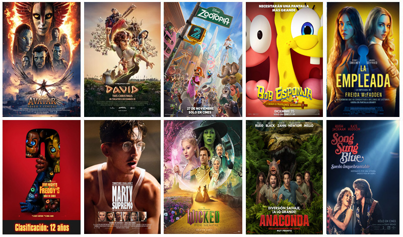 Películas Más Taquilleras De La Semana Del 19 Al 25 De Diciembre De 2025 En USA