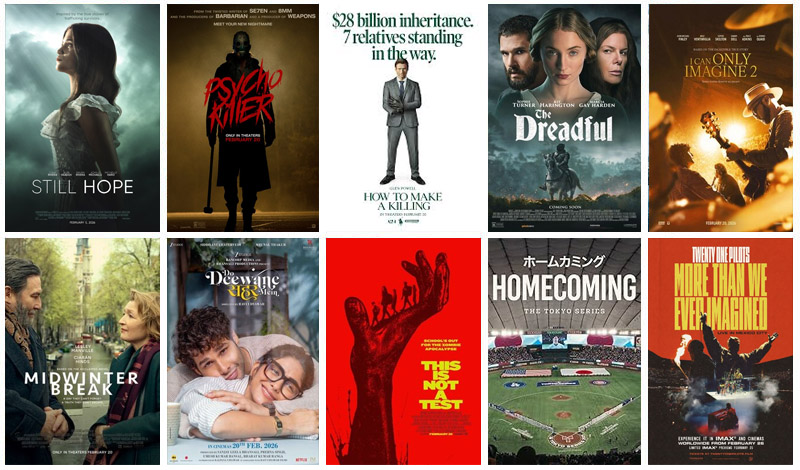 Estrenos en USA febrero 20 2026